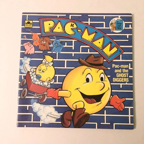 Vintage 1983 Pacman and The Ghost Digger John Albano Pac Man Book - Picture 15 of 15